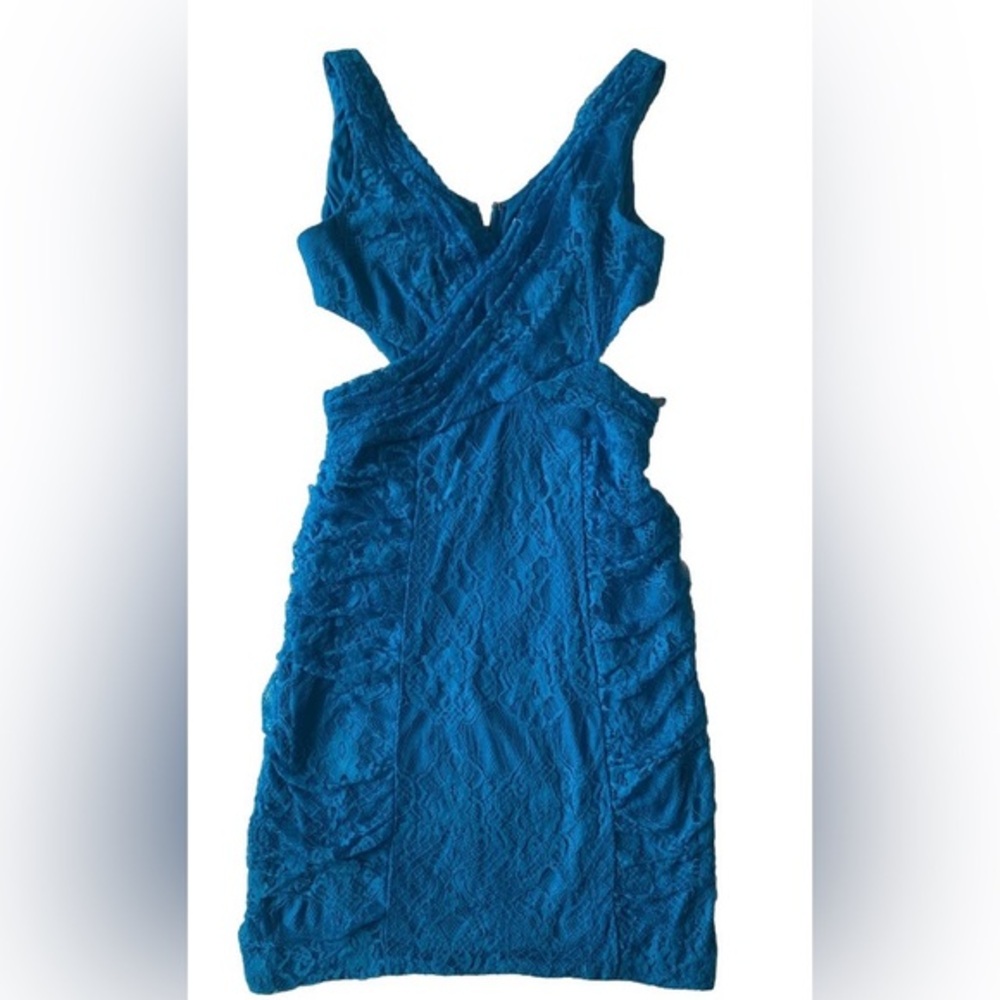 Blue Lace Dress- Hailey Logan By Adrianna Papell (1/2)